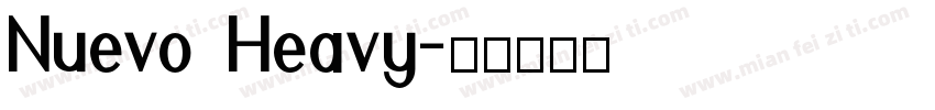 Nuevo Heavy字体转换